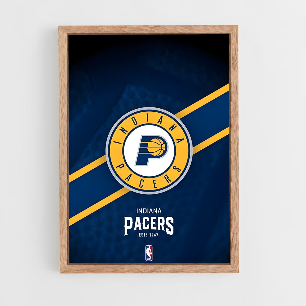 Poster Pacers Éclipse – affiche Basketball (vue 4)